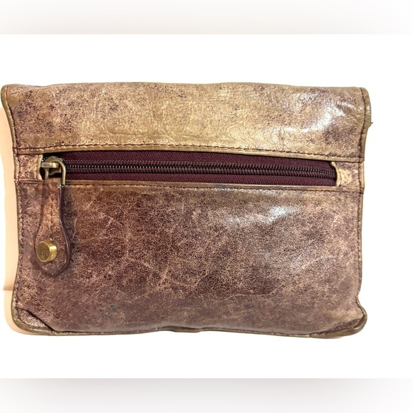 Latico Yellow and Brown clutch wallet bag - Picture 7 of 7